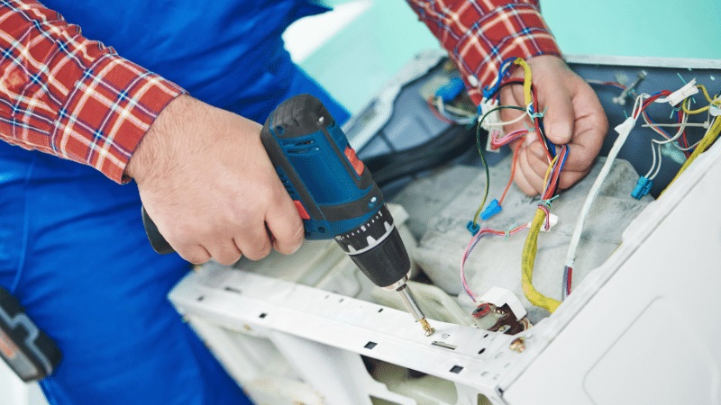 Dilovası Carrier Carrier çamaşır makinesi kart tamiri – Su almama arızası orijinal parça ile giderildi. - Teknik servis örneği